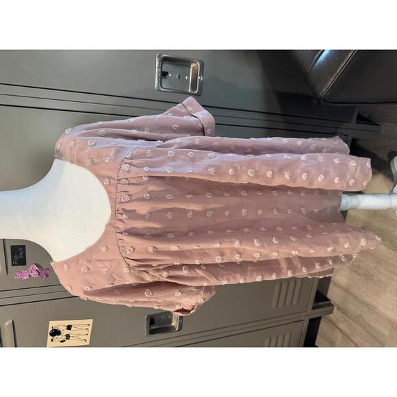 Purple Lava Elegant Floral Top - Size S- Oversized - Picture 1 of 5